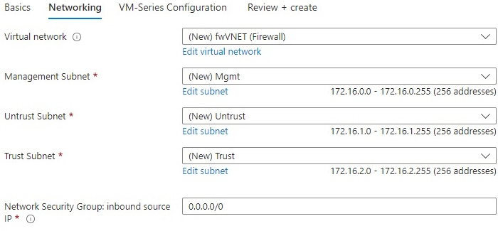  VM-Series Configuration